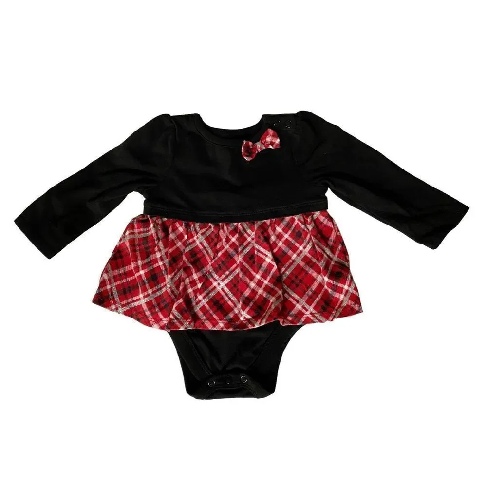 Geranimals Baby Girl’s Festive One-piece with skirt 6-9m